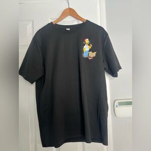 The Simpsons Black Graphic T-Shirt size L